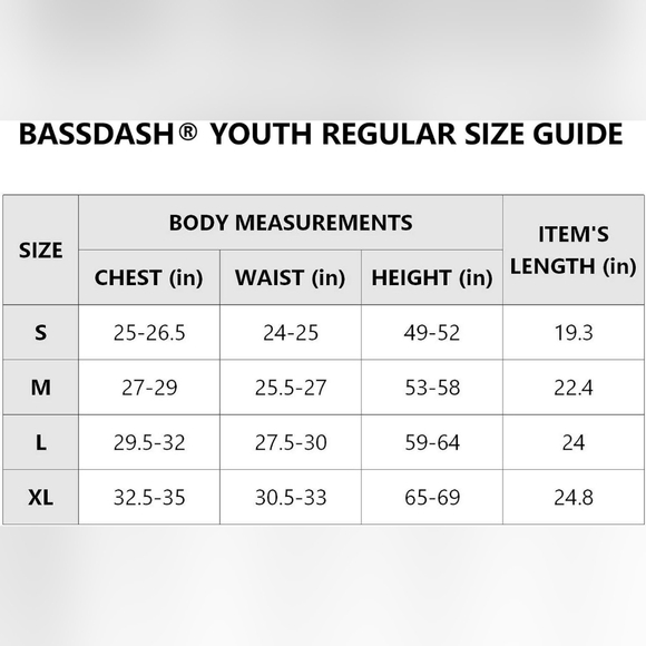 Bassdash UPF50+ Camo Long Sleeve Fishing Shirt UV Protection for Youth Large - Picture 4 of 4